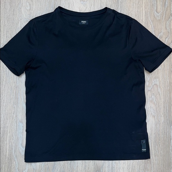 Fendi Midnight Black Short Sleeve Tee